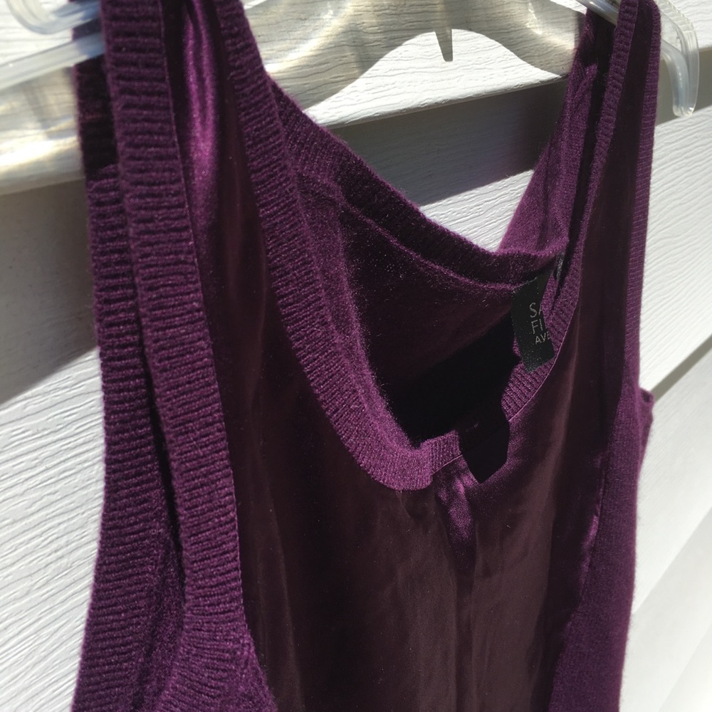 SOLD ON EBAY Saks cashmere and silk tank